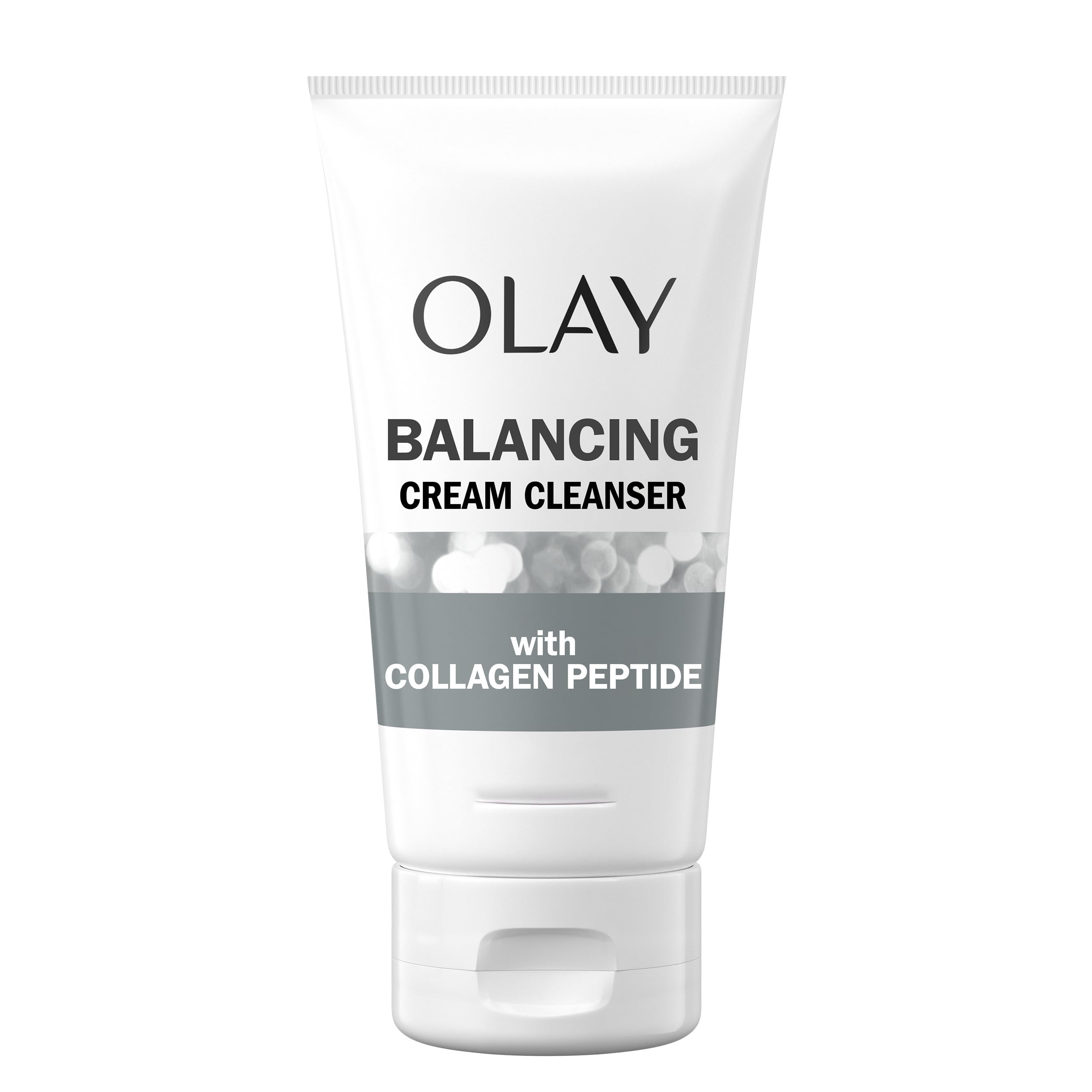 Olay cleanser paired with moisturizer showing prepared skin