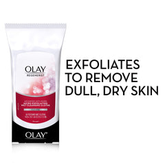 Olay close-up of textured cloth fibers that gently exfoliate for smoother skin