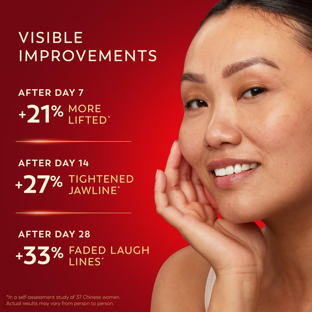 Olay Science cream smoothed on hand showing non-greasy finish and quick absorption