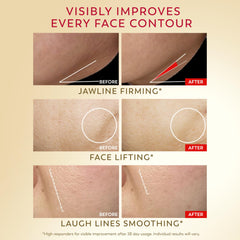 Olay Science visual of peptides ingredient concept highlighting firming benefit