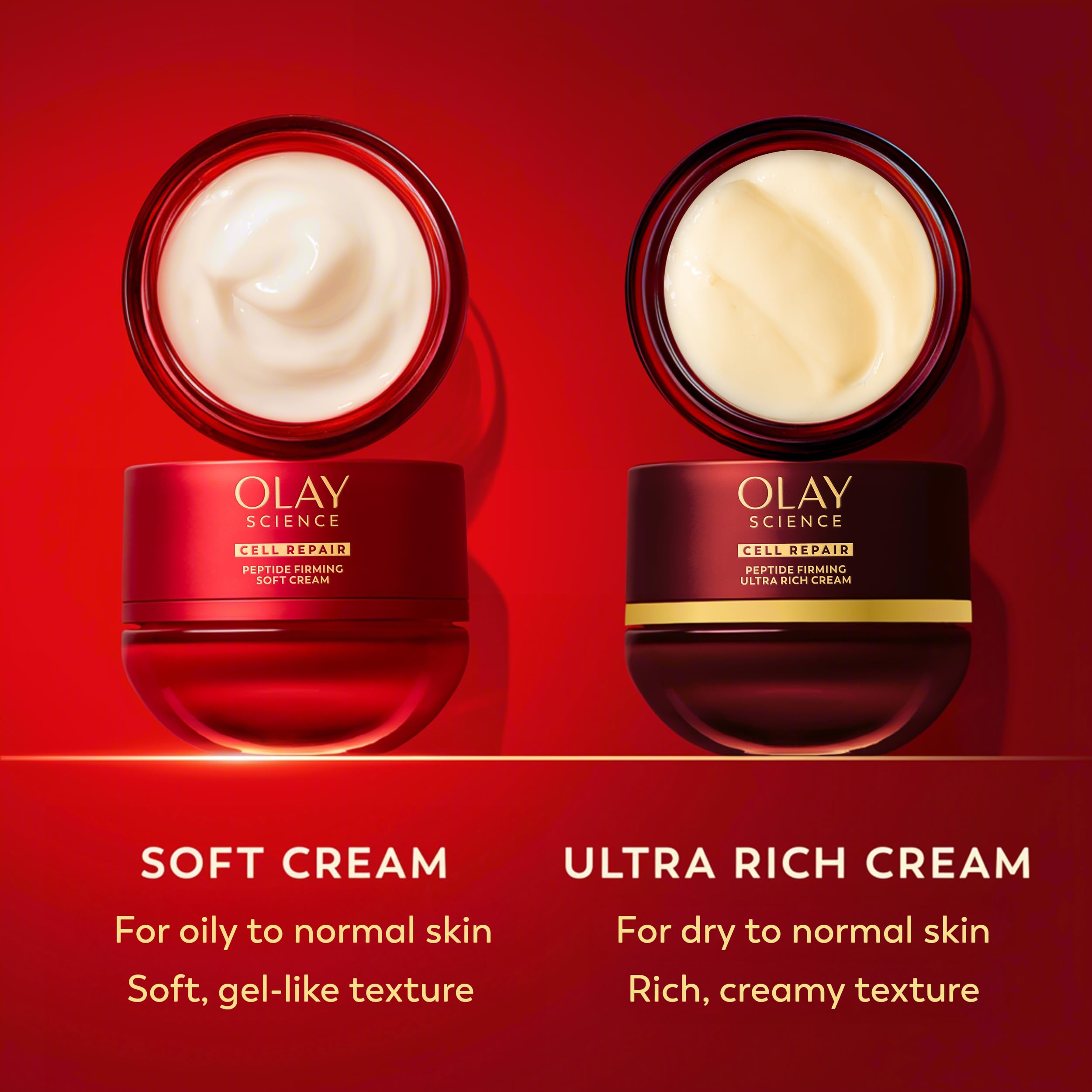 Olay Science cream on a bathroom shelf in lifestyle setting for daily routine fit