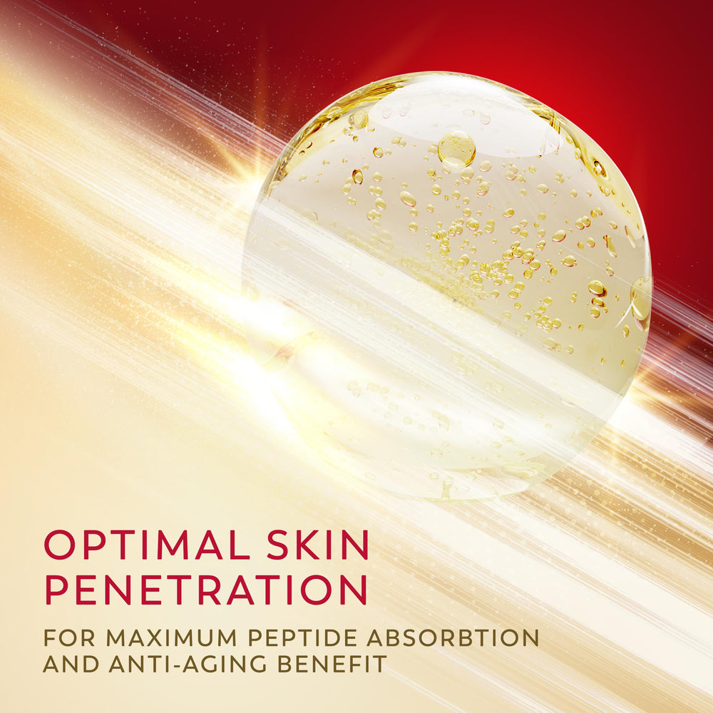 Olay Science applying cream to neck and jawline supporting lift benefit
