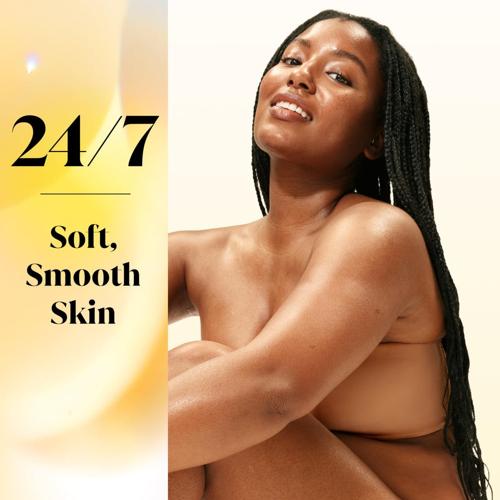 Olay shea butter lather forming creamy foam for gentle cleansing