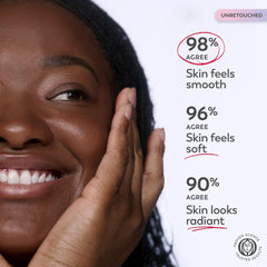 Olay Super Cream swatch on skin showing no white cast benefit