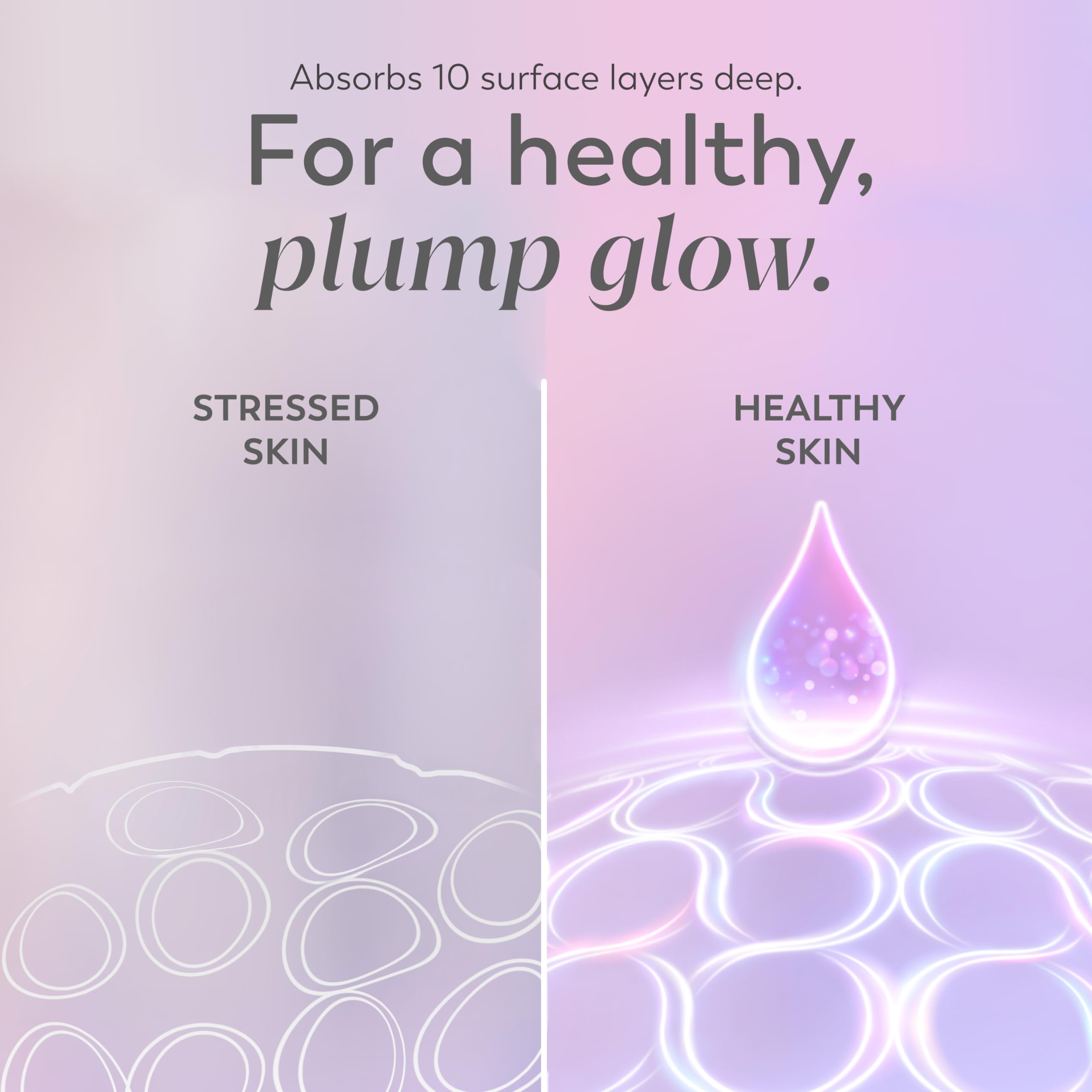 Olay label closeup showing active ingredients and benefits