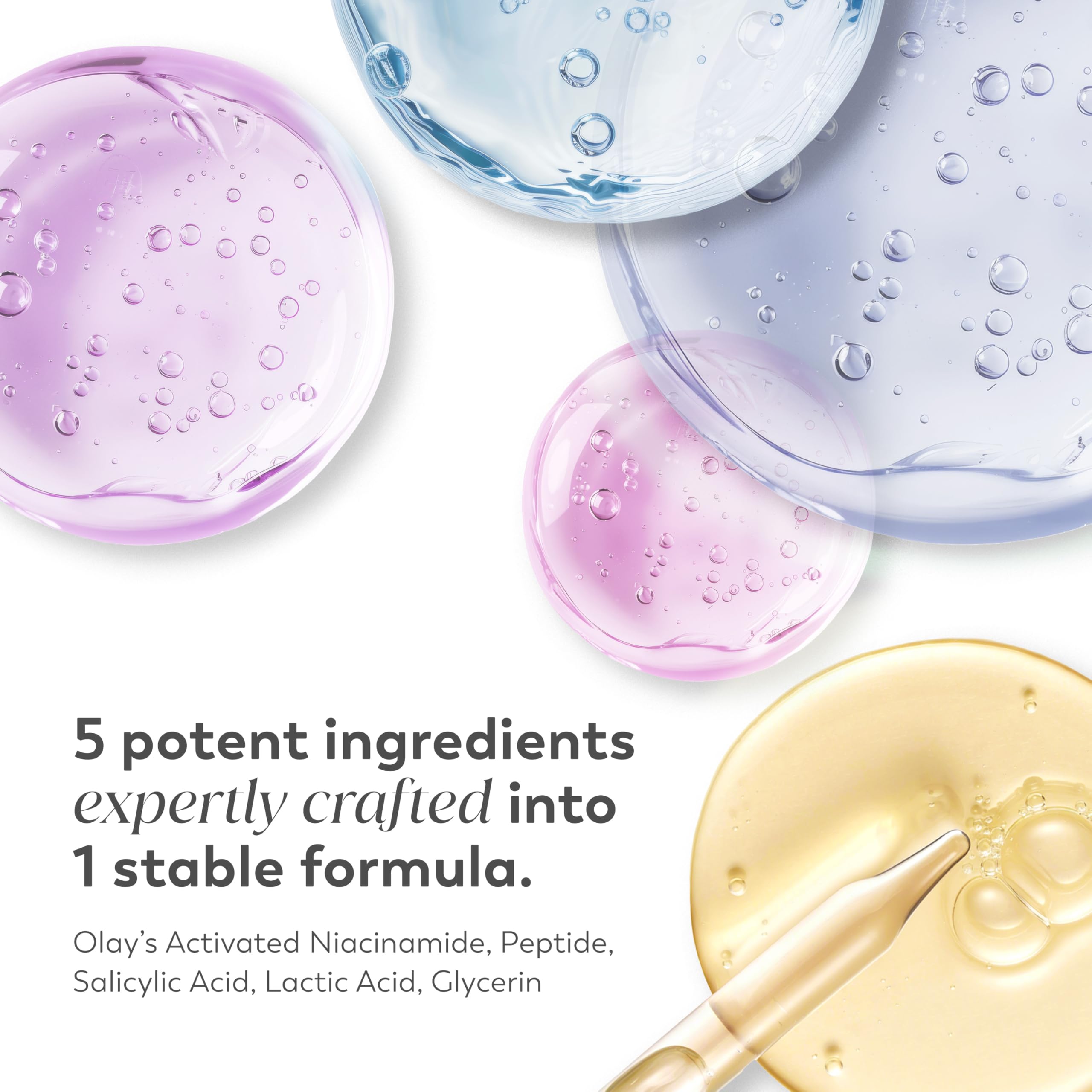 Olay Super Serum pump dispensing serum for precise application