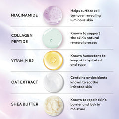 Olay creamy lather texture demonstrating gentle moisturizing cleanse