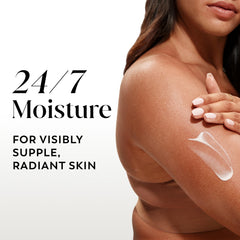 Olay cream texture on hand demonstrating fast absorption