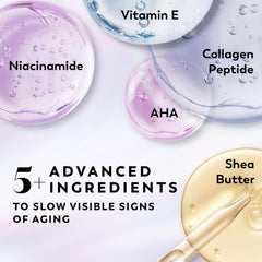 Olay tub open with visible cream showing thick but fast-absorbing formula benefit