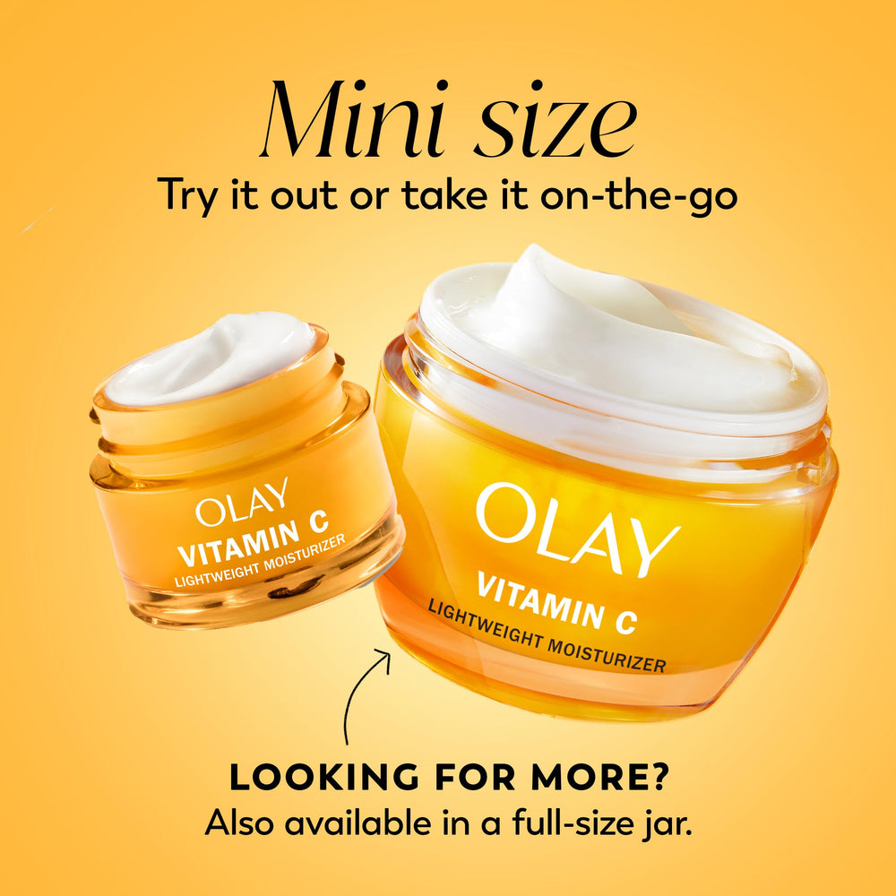 Olay open jar displaying creamy texture for quick absorption and glow
