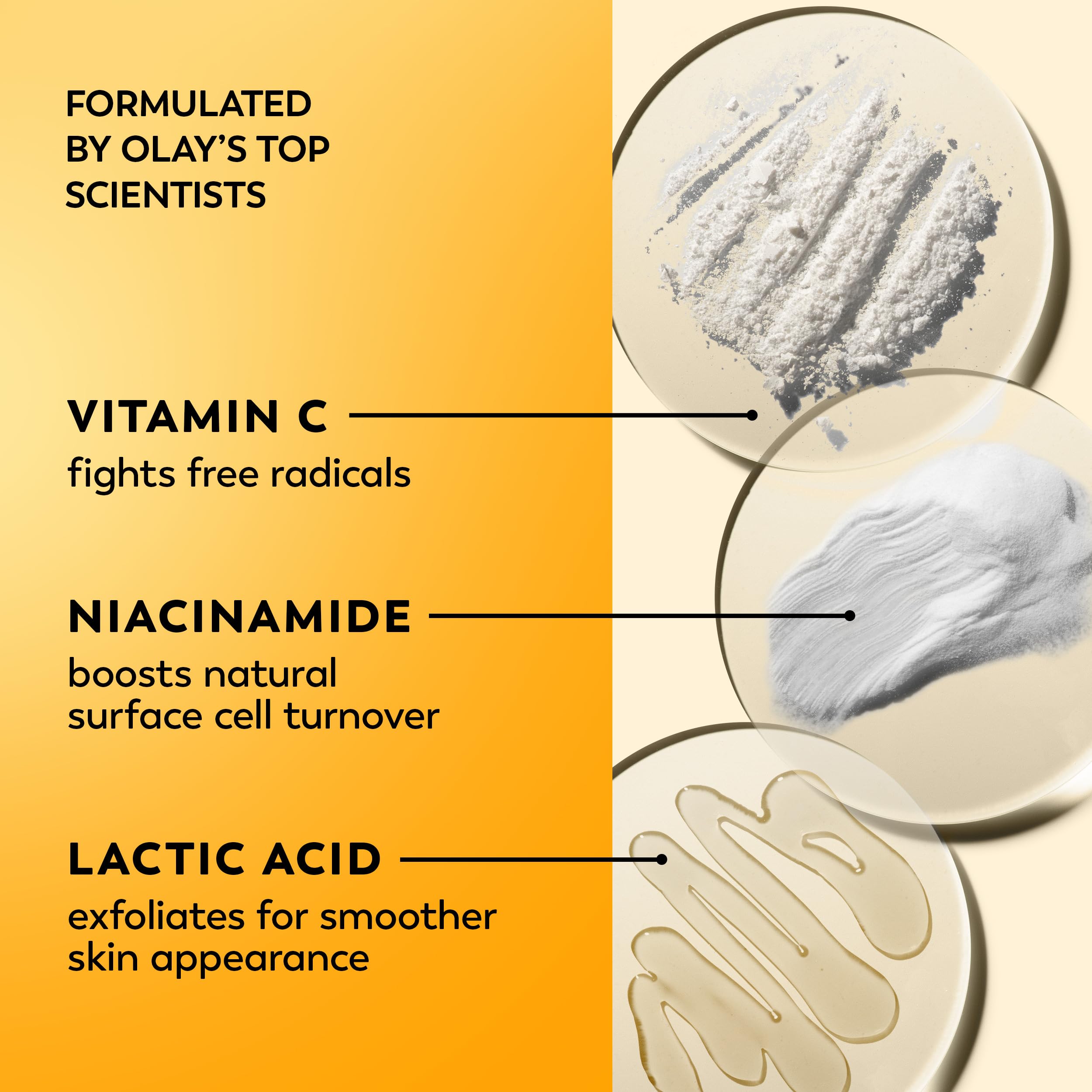 Olay 0.5 oz jar beside sunscreen showing daytime layering and protection