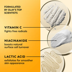 Olay 0.5 oz jar beside sunscreen showing daytime layering and protection
