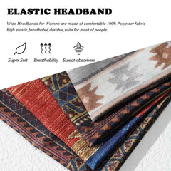 Olbye headband next to hand showing size and stretch-to-fit advantage