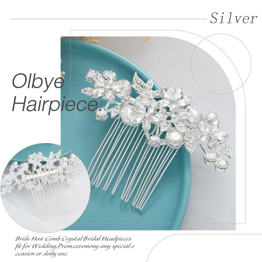 Olbye closeup crystal flower detail highlighting delicate shine