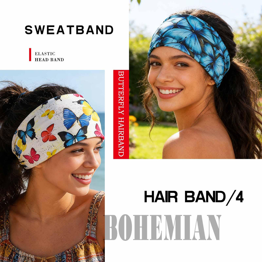 Olbye model wearing headband outdoors showing stylish, sweat-managing fit