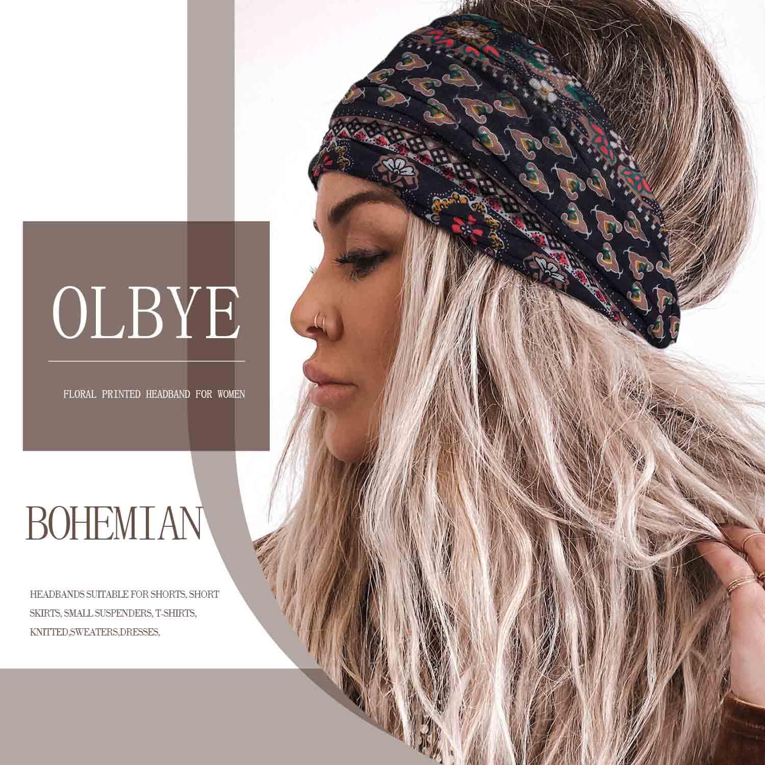 Olbye knotted style detail on model adding boho flair and comfortable hold
