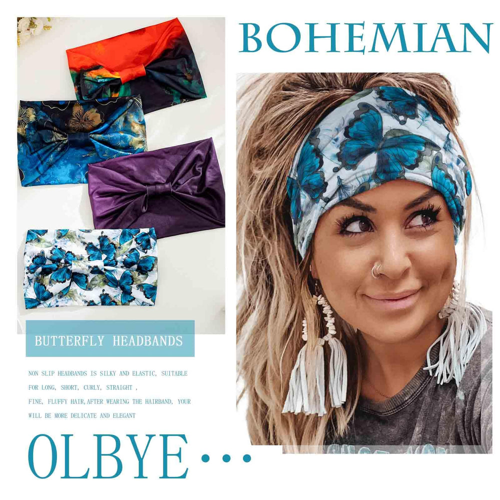 Olbye headband styled on beach outfit showing boho look and sun-ready practicality