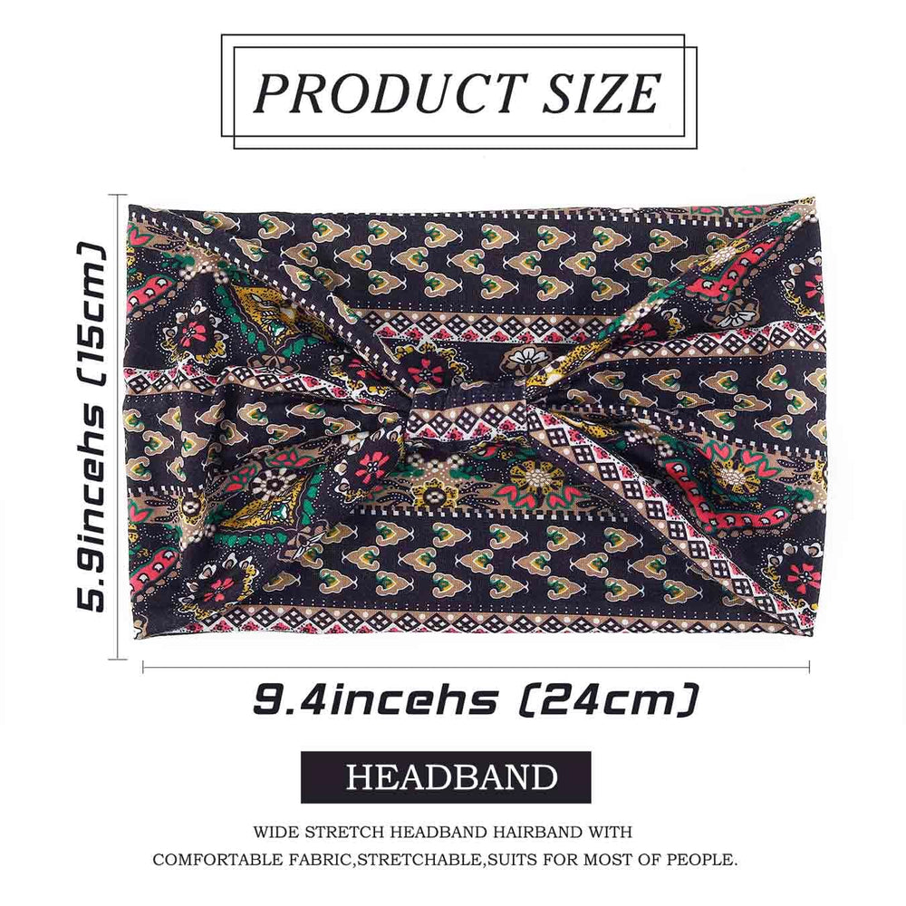 Olbye headband next to ruler to show 9.4x5.9 inch size and full coverage
