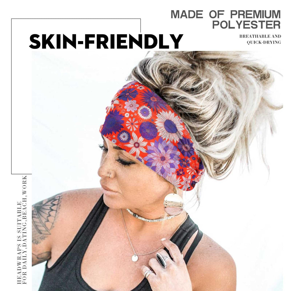 Olbye headband worn during outdoor yoga showing sweat control and secure fit benefit