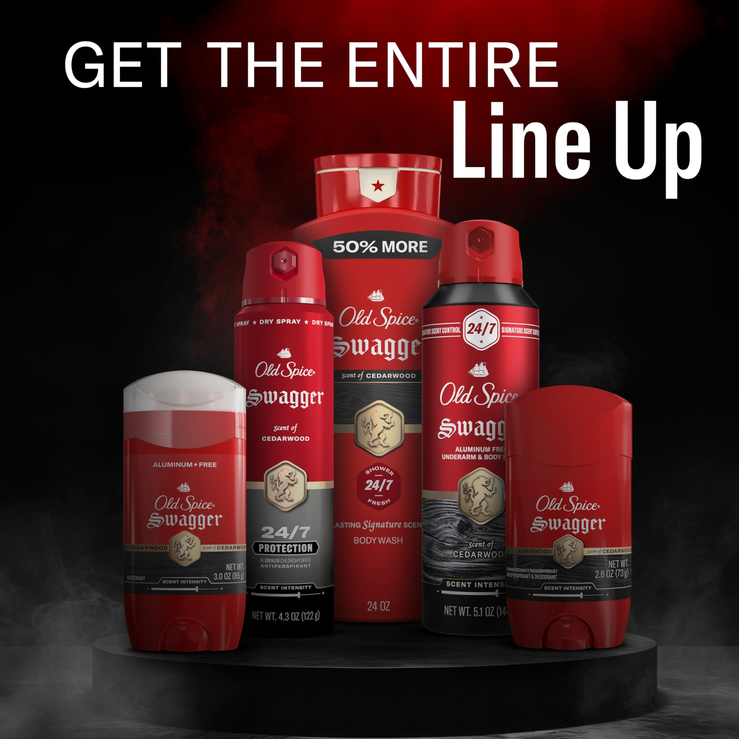 Old Spice smooth skin after application showing visible hydration benefit