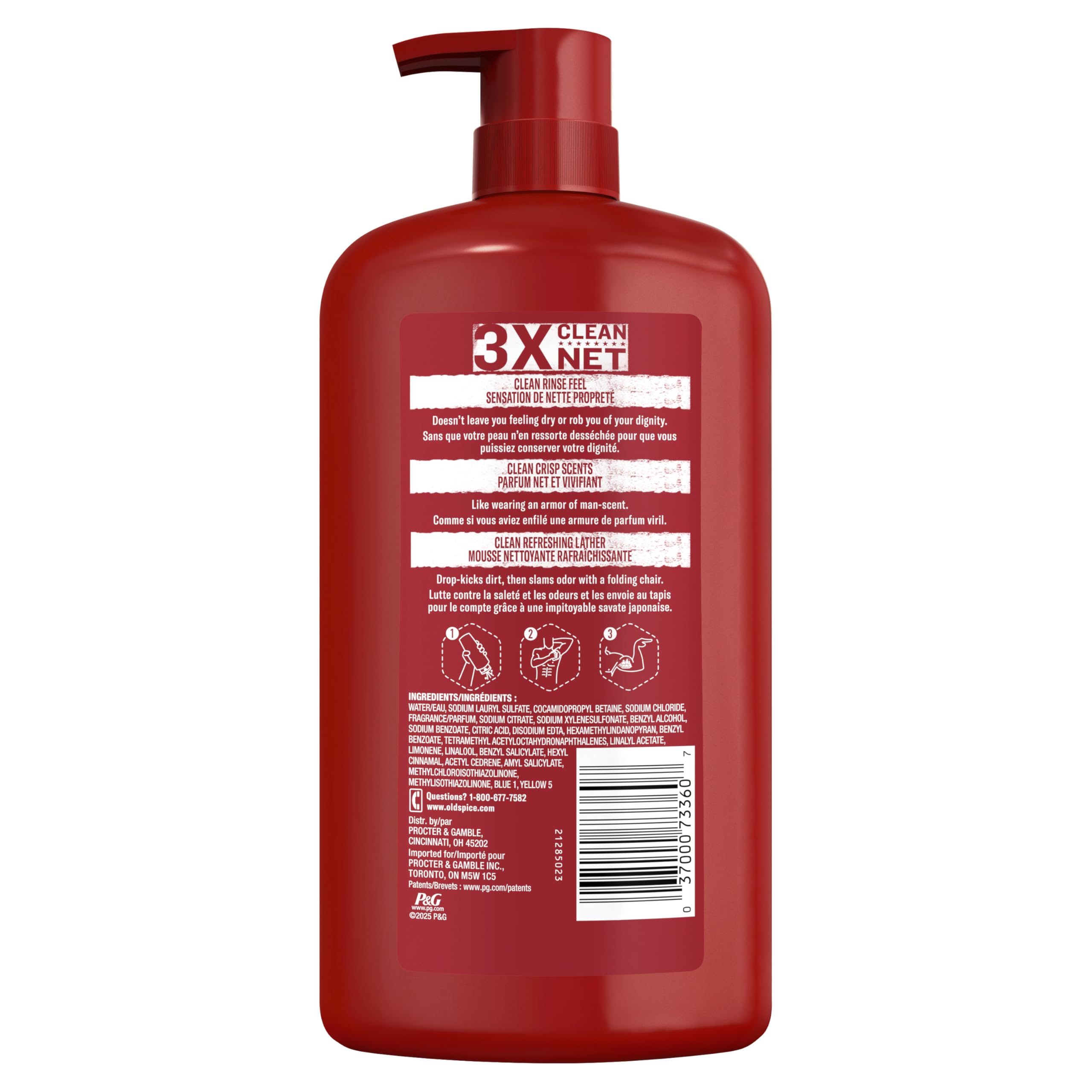 Old Spice bottle in bathroom setting suggesting everyday shower freshness benefit