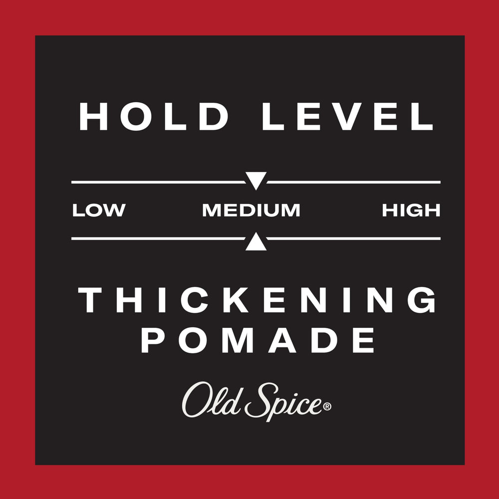 Old Spice before and after styled hair demonstrating fuller appearance