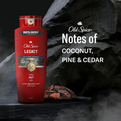 Old Spice 24 oz bottle beside everyday items to show scale and value