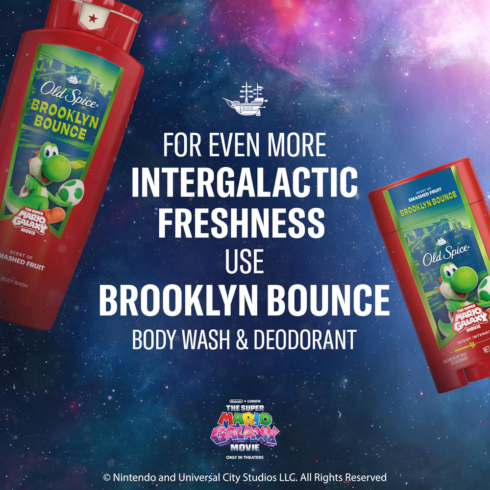 Old Spice Brooklyn Bounce movie-themed packaging for collectors