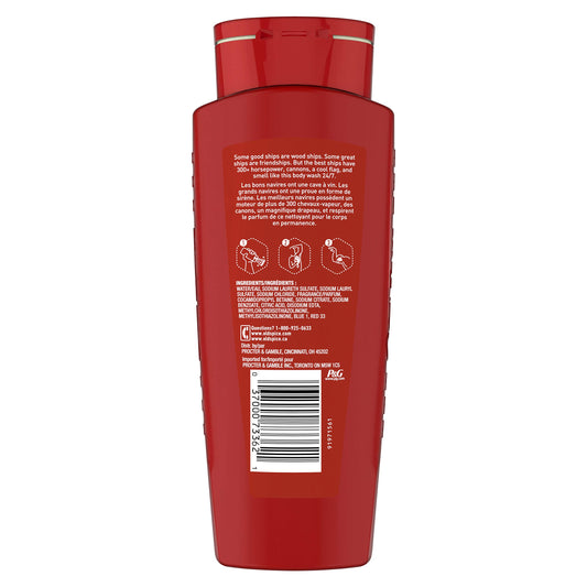 Old Spice Captain pump and cap detail highlighting easy-dispense convenience