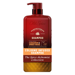 Old Spice front packaging showing The Spice Alchemist scent and benefits
