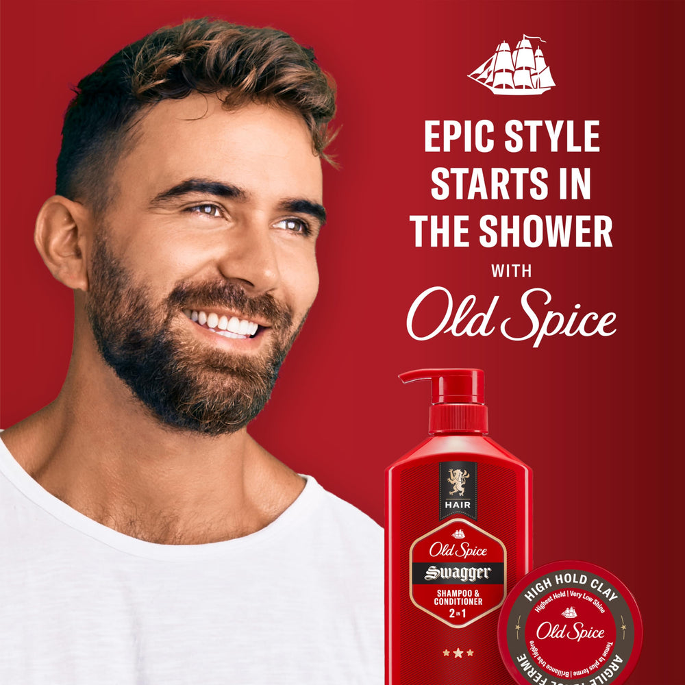 Old Spice jar next to a ruler to show the 2.22 oz size for easy scale reference