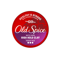 Old Spice rinsing clay from hair demonstrating clean washout and no residue