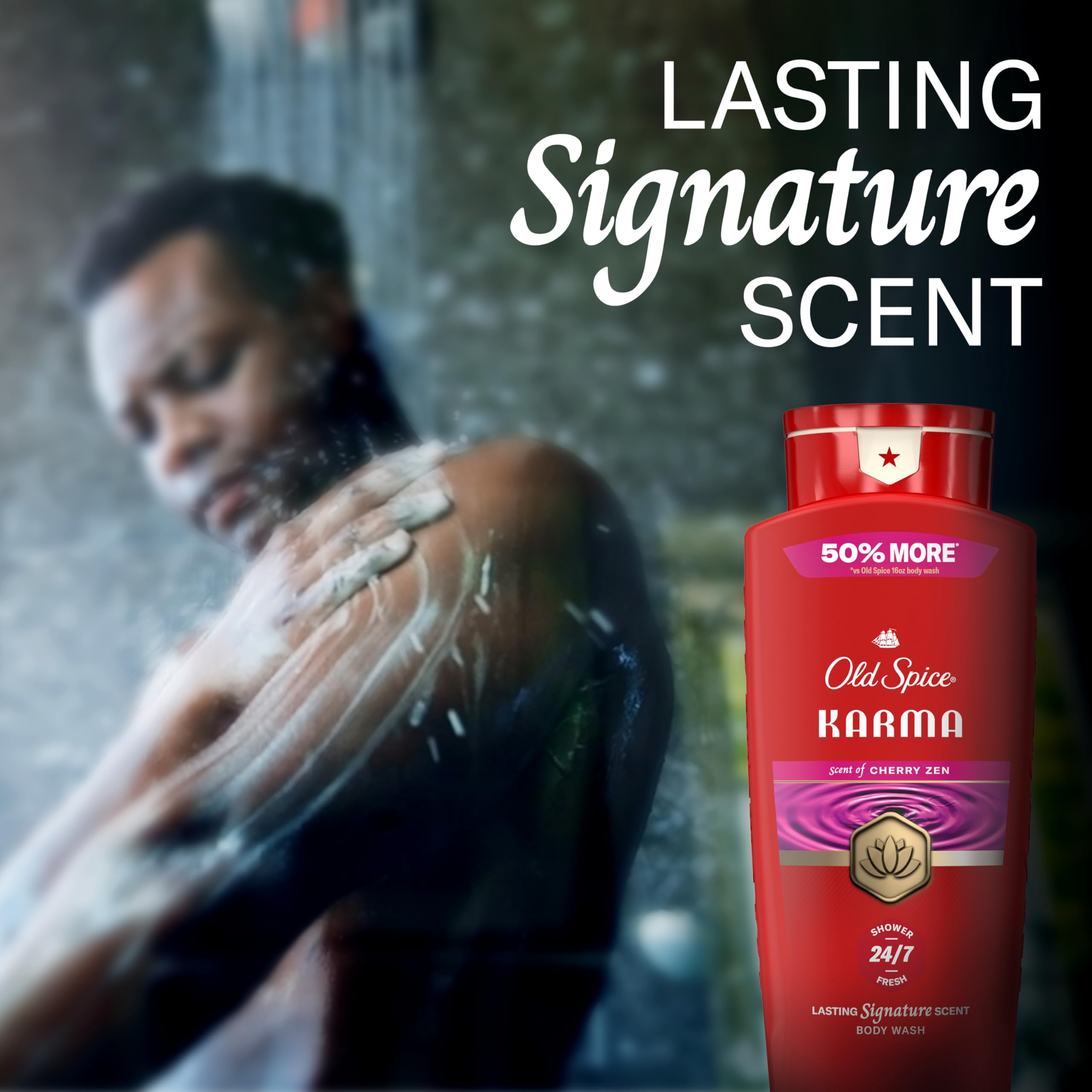 Old Spice close-up of creamy foam texture for moisturizing comfort
