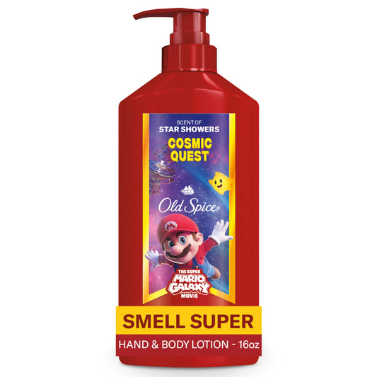 Old Spice Cosmic Quest front label showing scent and size benefits