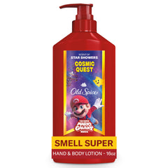 Old Spice Cosmic Quest front label showing scent and size benefits