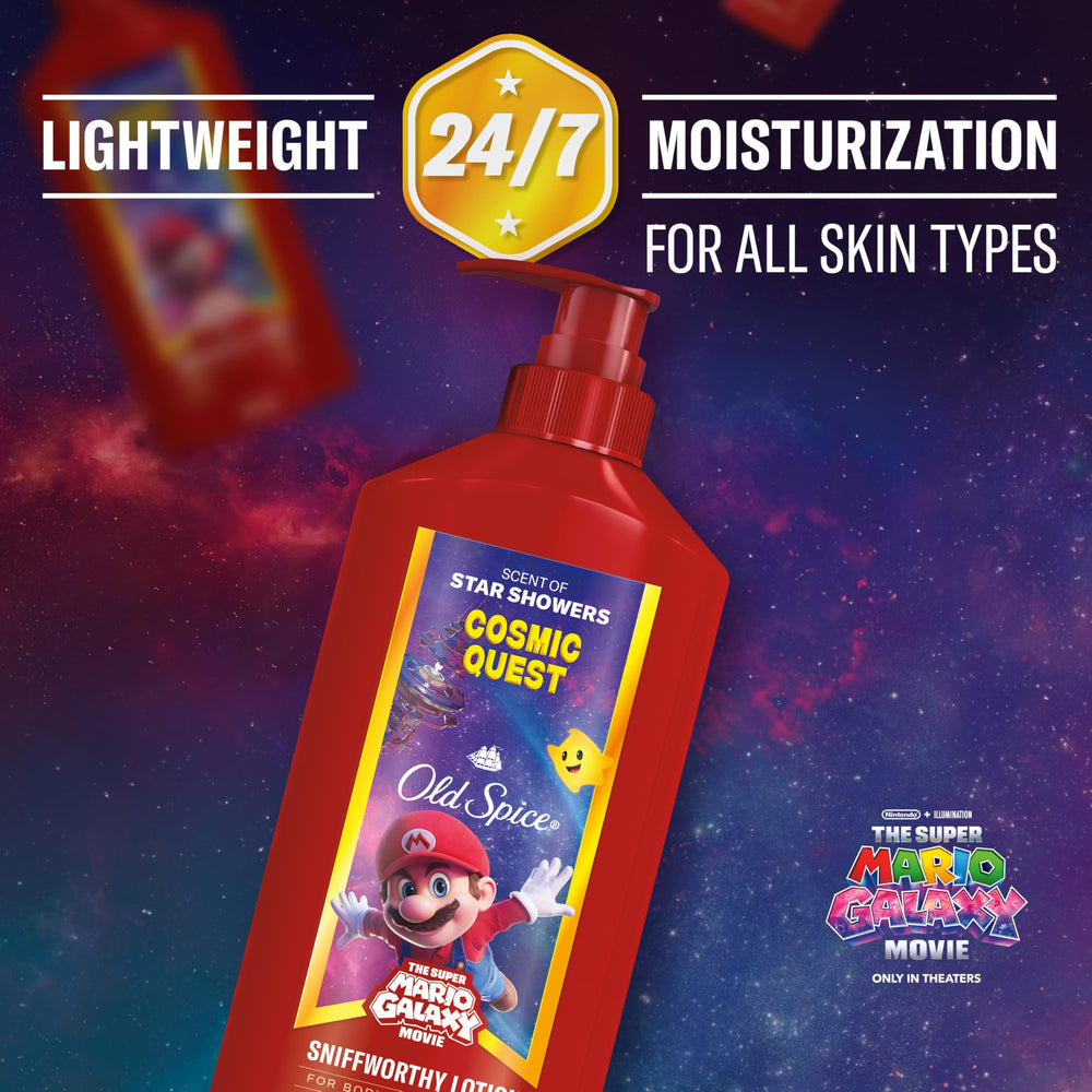 Old Spice lotion texture close-up showing lightweight, fast-absorbing feel