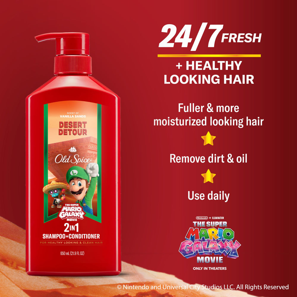 Old Spice bottle dispensing product from the pump for convenient single hand use