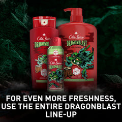 Four-pack of Old Spice Dragonblast boxed and ready for storage benefit