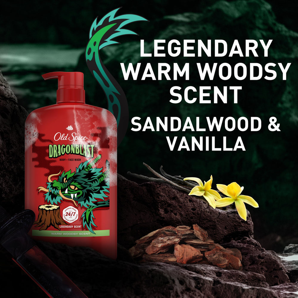 Morning routine scene with Old Spice to convey long-lasting scent benefit