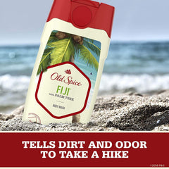 Old Spice Fiji texture close-up foamy lather highlighting gentle cleanse