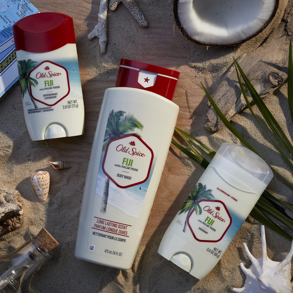 Old Spice pump dispensing body wash, demonstrating easy one‑handed use and convenient dosing