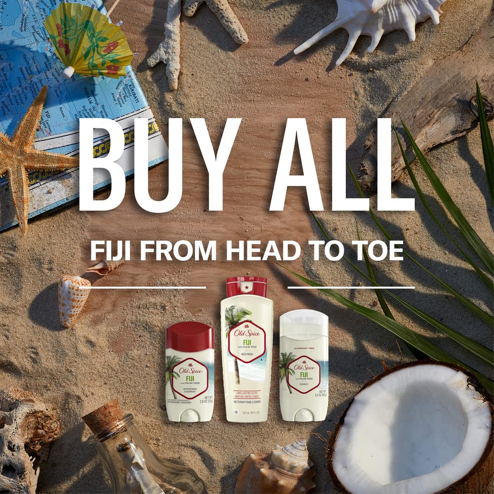 Close-up lather of Old Spice Fresher Fiji body wash, rich foam for thorough cleansing benefit