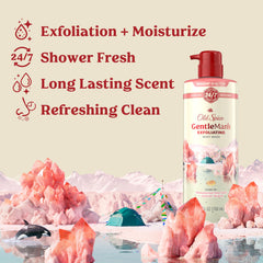 Old Spice GentleMan's pump close-up for easy dispensing and convenience