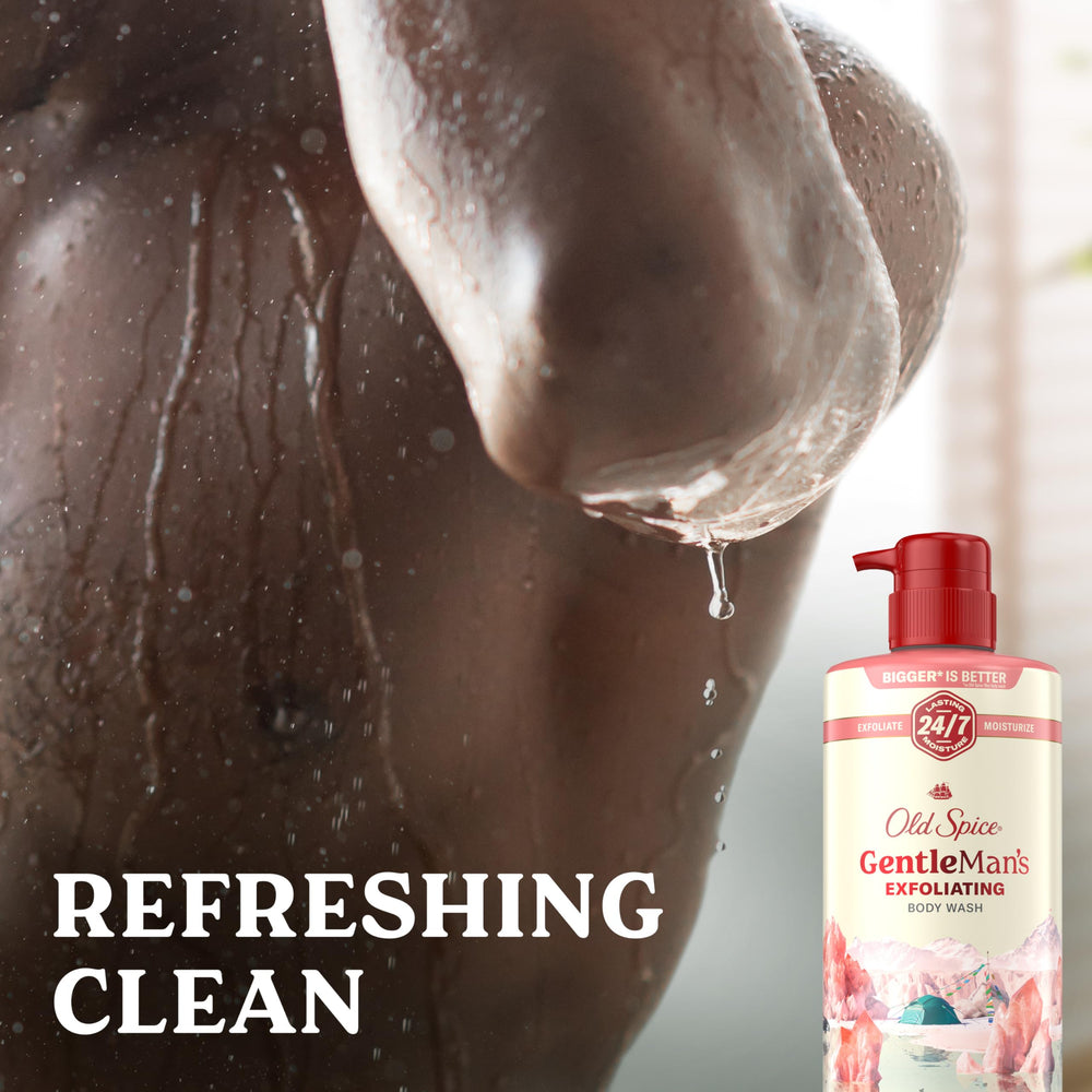 Old Spice GentleMan's Himalayan sea salt and glacier water scent notes