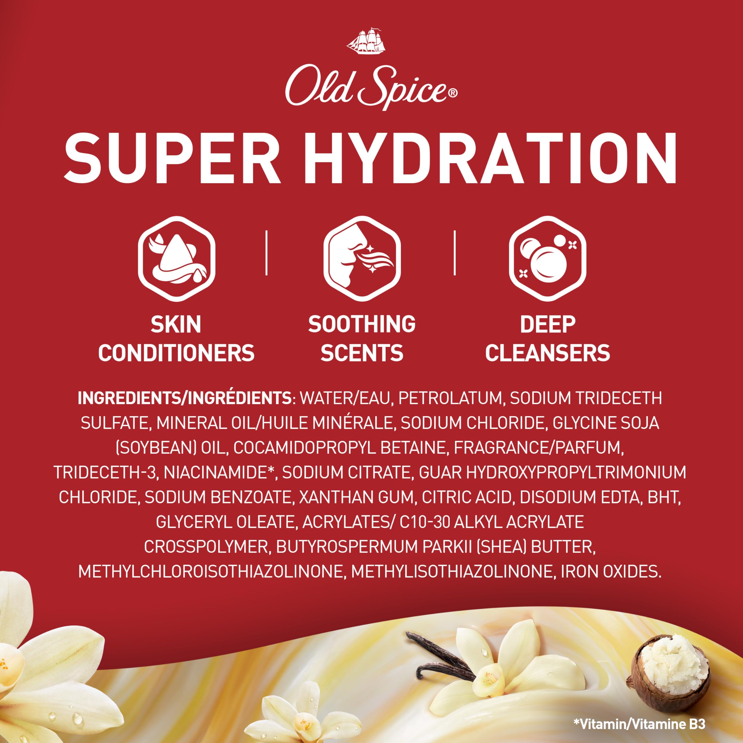 Old Spice bottle on bathroom shelf indicating daily routine benefit