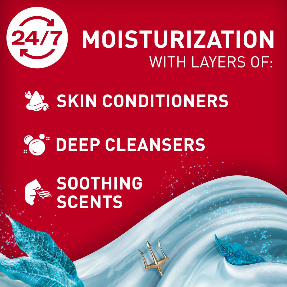 Old Spice GentleMan’s pump and label detail highlighting scent and hydrating claims
