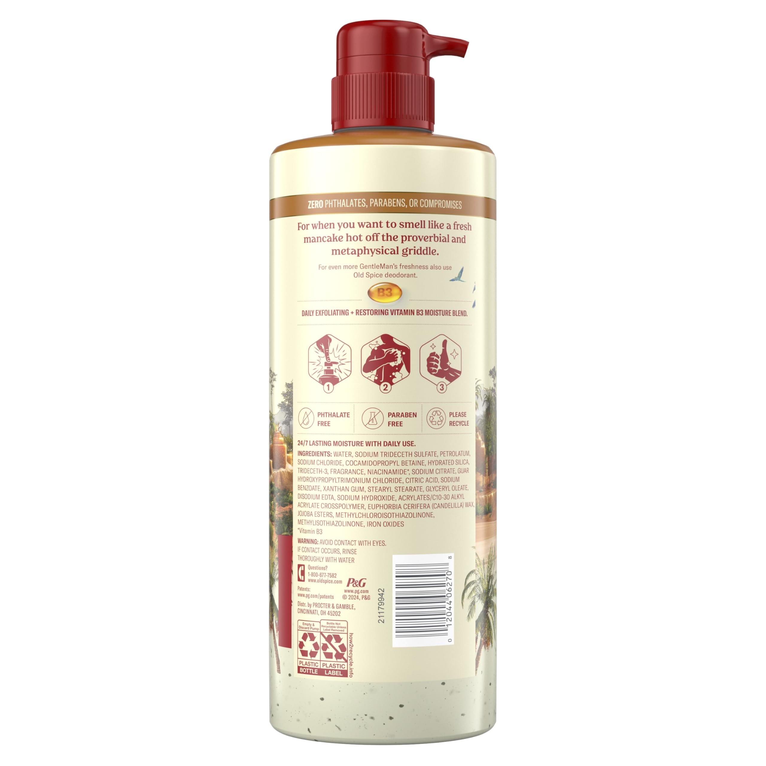 Old Spice GentleMan's body wash paired with deodorant and spray