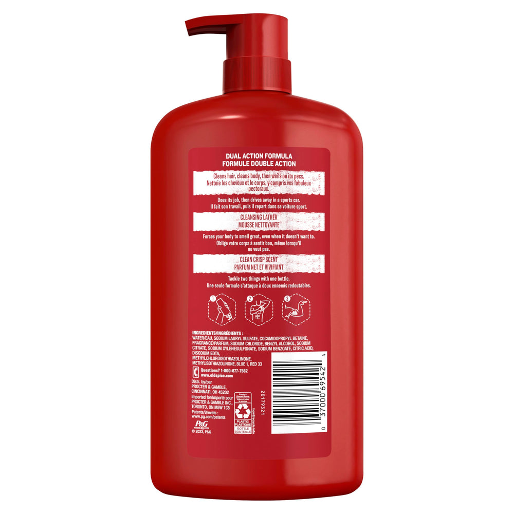 Old Spice on bathroom shelf showing convenience and ready-to-use