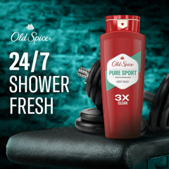 Old Spice gel pouring to show texture and easy application benefit