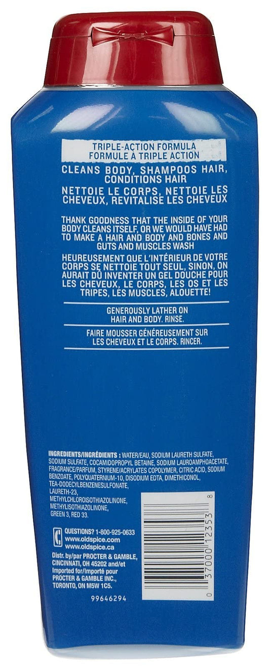 Old Spice pump dispensing rich lather, demonstrating cleansing action and conditioning benefit